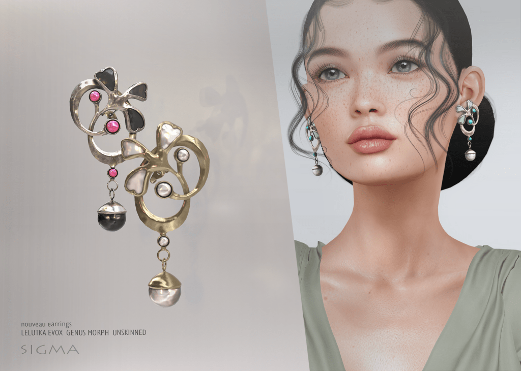 Nouveau earrings
